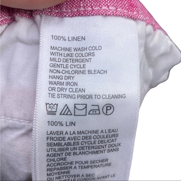 Tommy Bahama Shorts Linen Pink Red - Picture 3 of 6